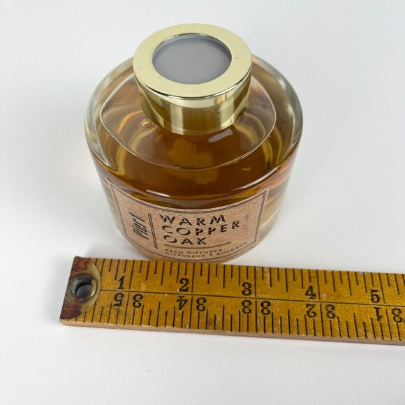 NEW Pier 1 Warm Copper Oak Reed Diffuser Oil 5oz Eucalyptus Clary Sage White Oak - Picture 5 of 5